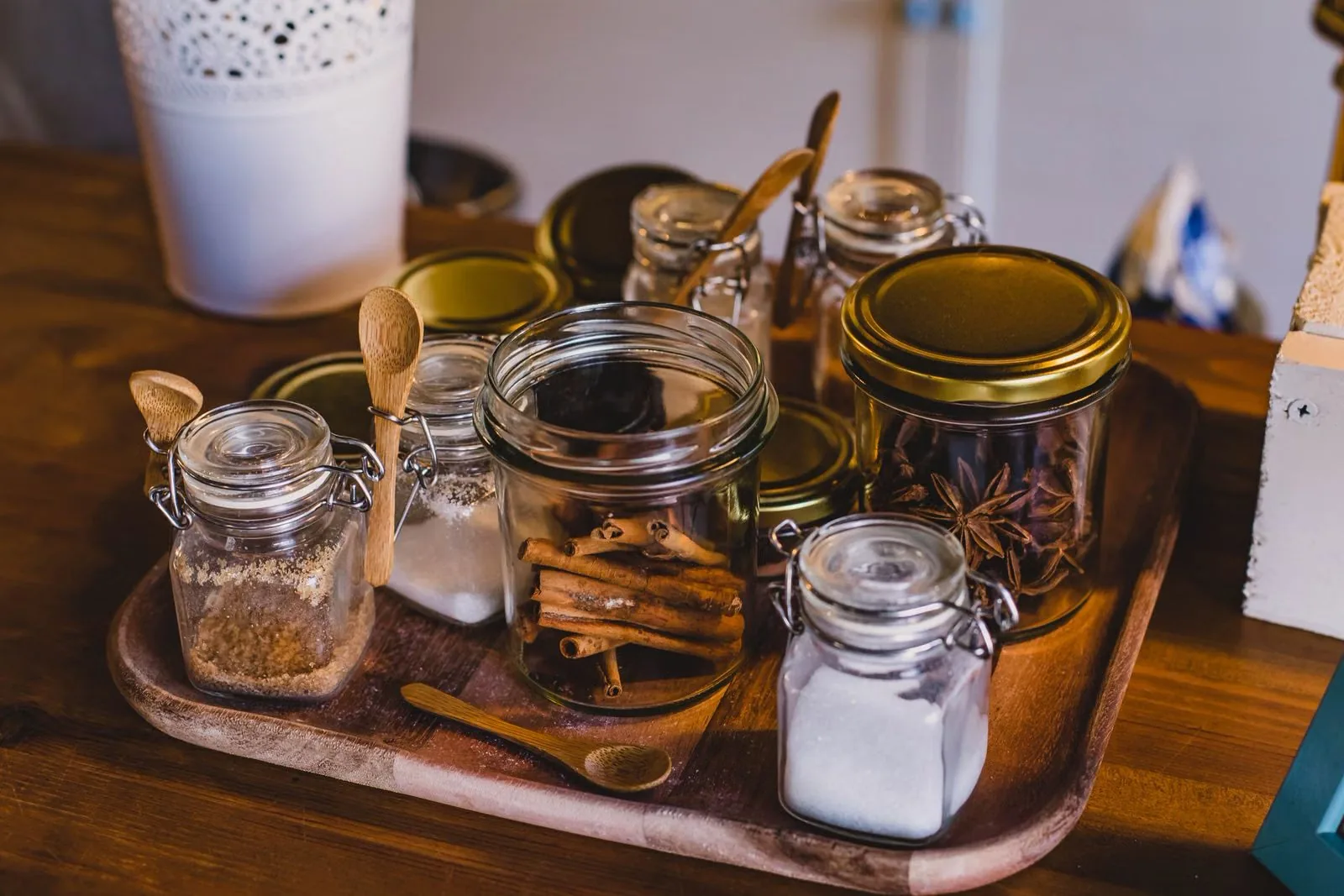 Photo of an organized kitchen drawer with dividers and trays